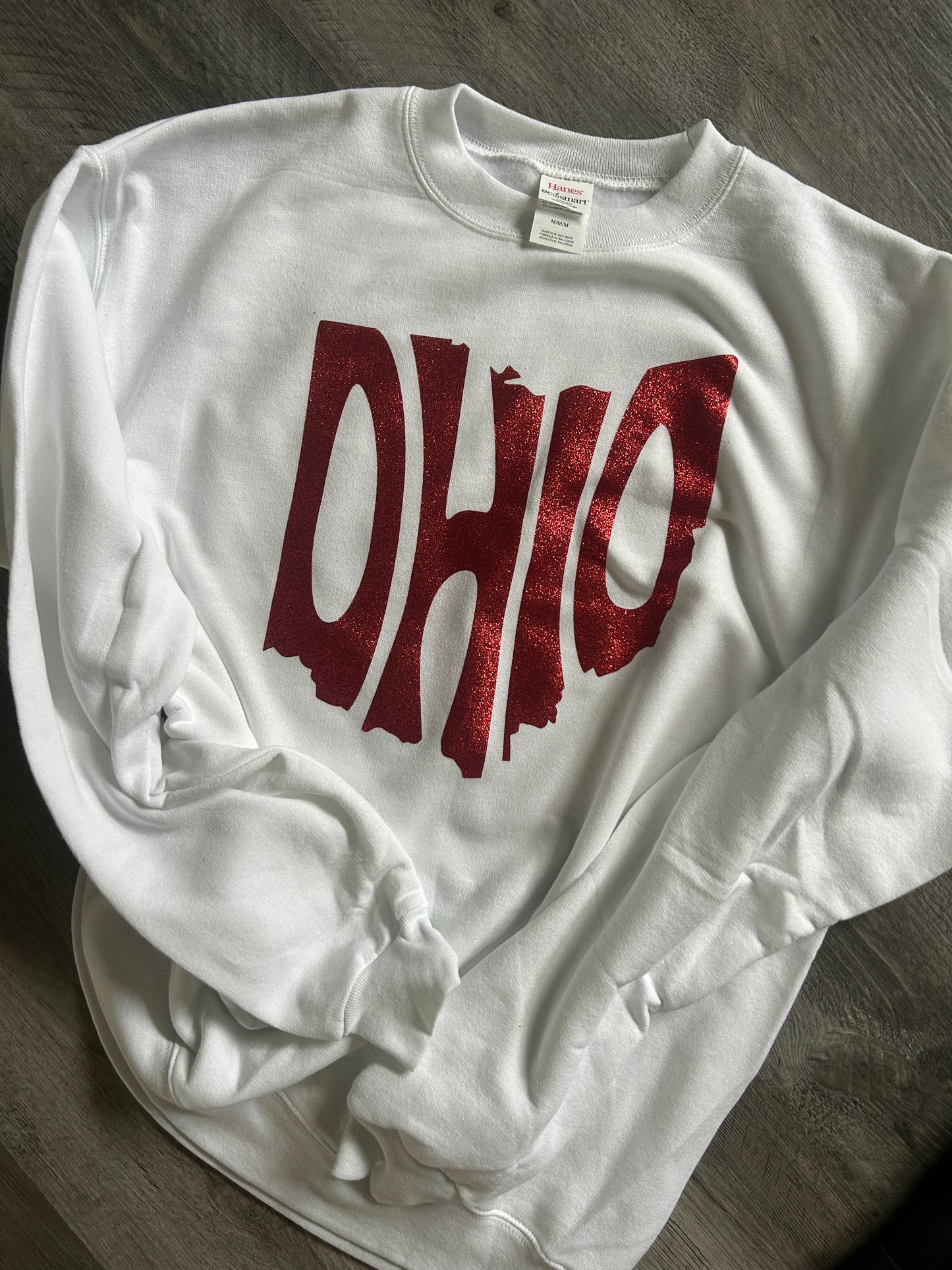 Medium Ohio Glitter Crewneck