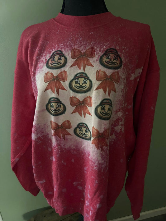 Buckeye Bow Crewneck