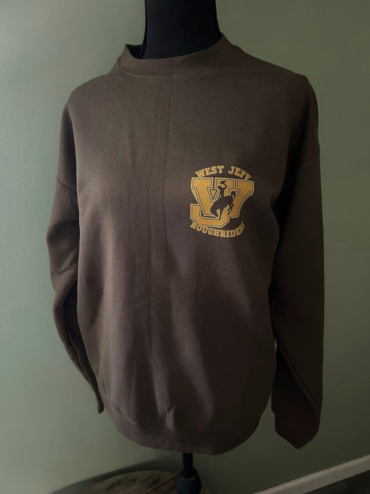 Roughriders Pocket Print Crewneck