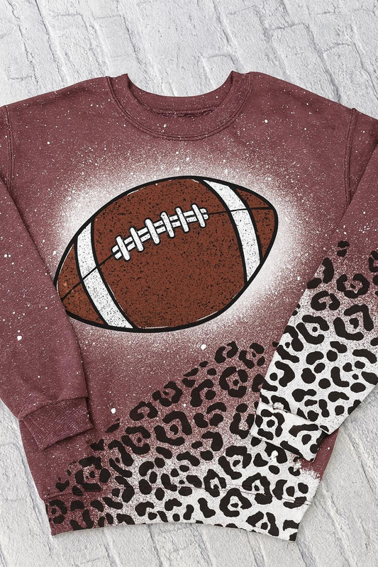 Football Leopard Sweatshirt