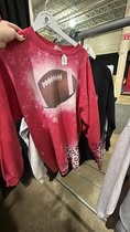 XL- Football Leopard Crew