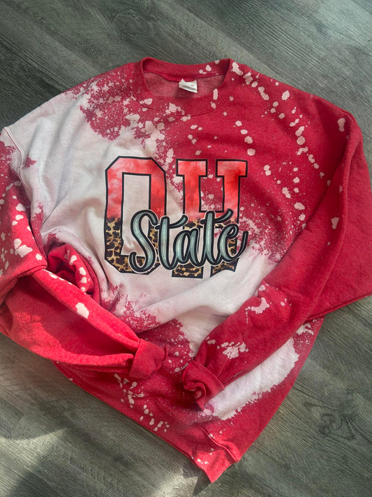 OH Cross Bleached Top