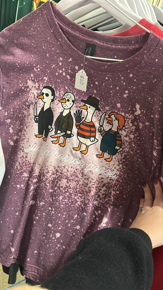 Large- Horror Goose tee
