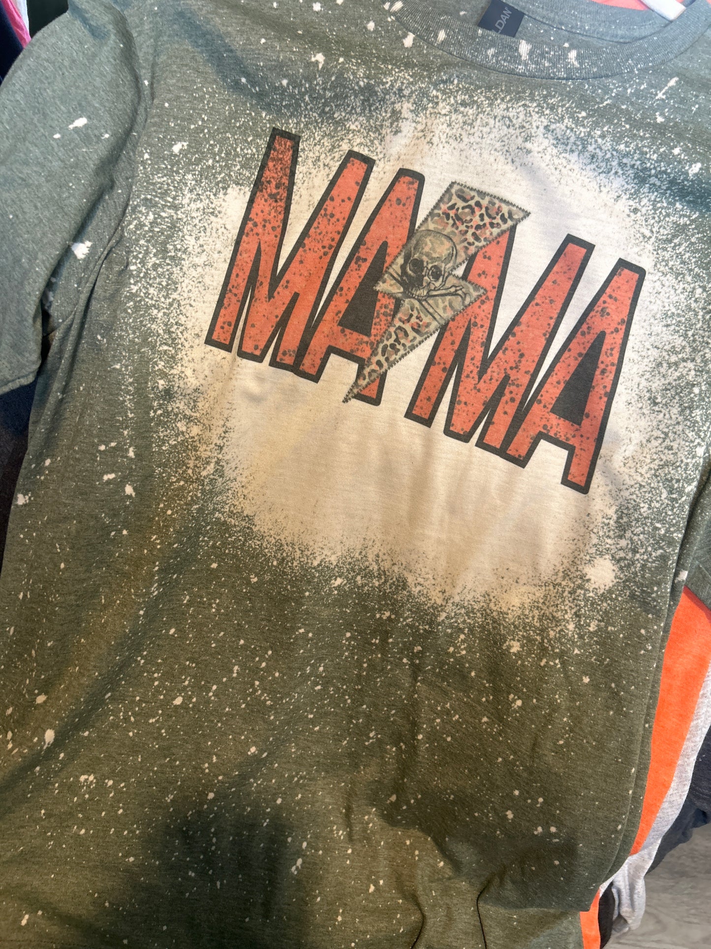 Large MAMA bleached tee