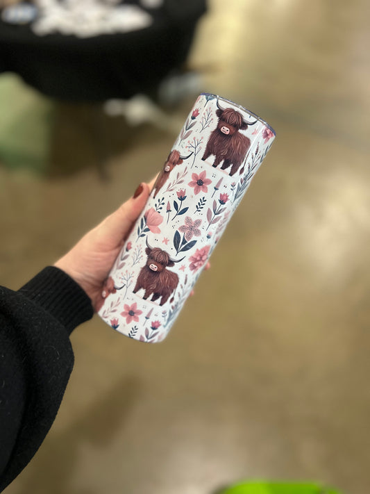 Highland Cow Tumbler