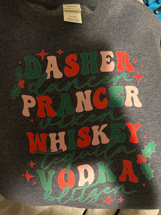 XL funny alcohol crew - small imperfections