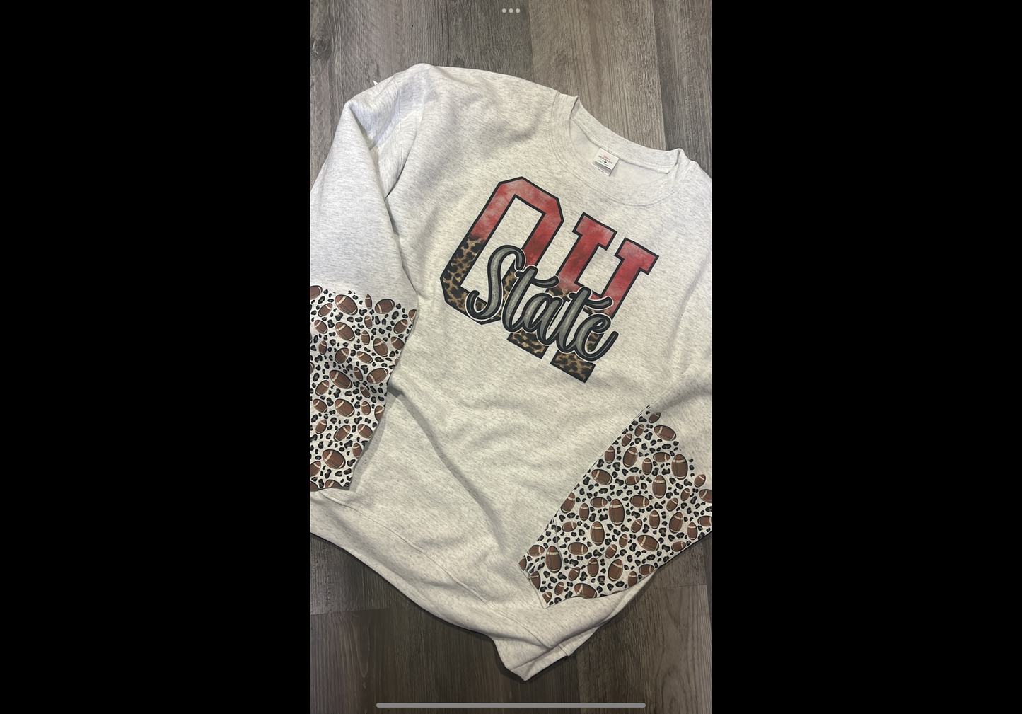 OH State Leopard Top