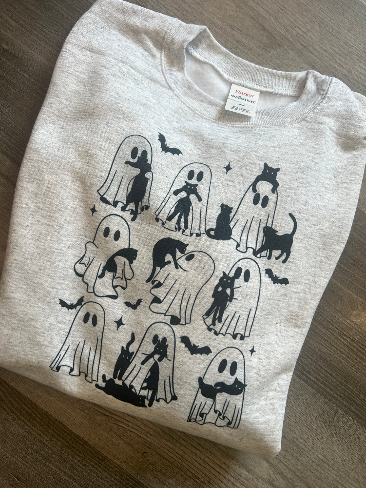 Ghosts nā Cats Crewneck