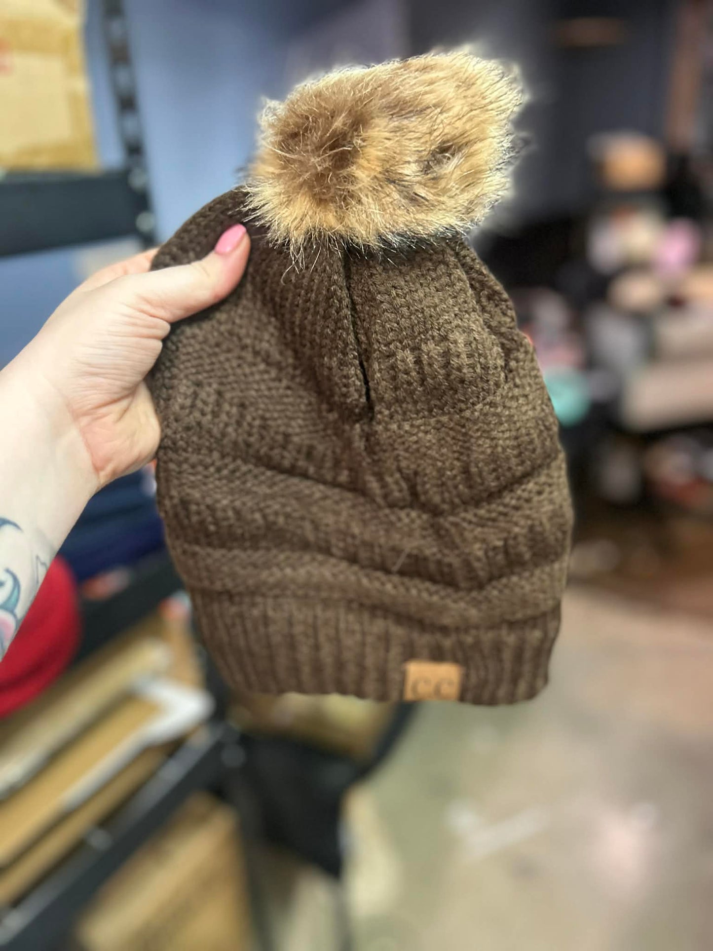 CC Pom Beanies
