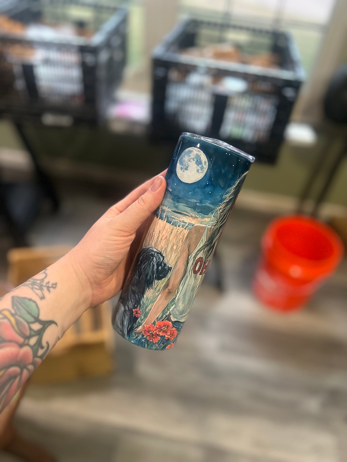 Ohio Dog Tumbler