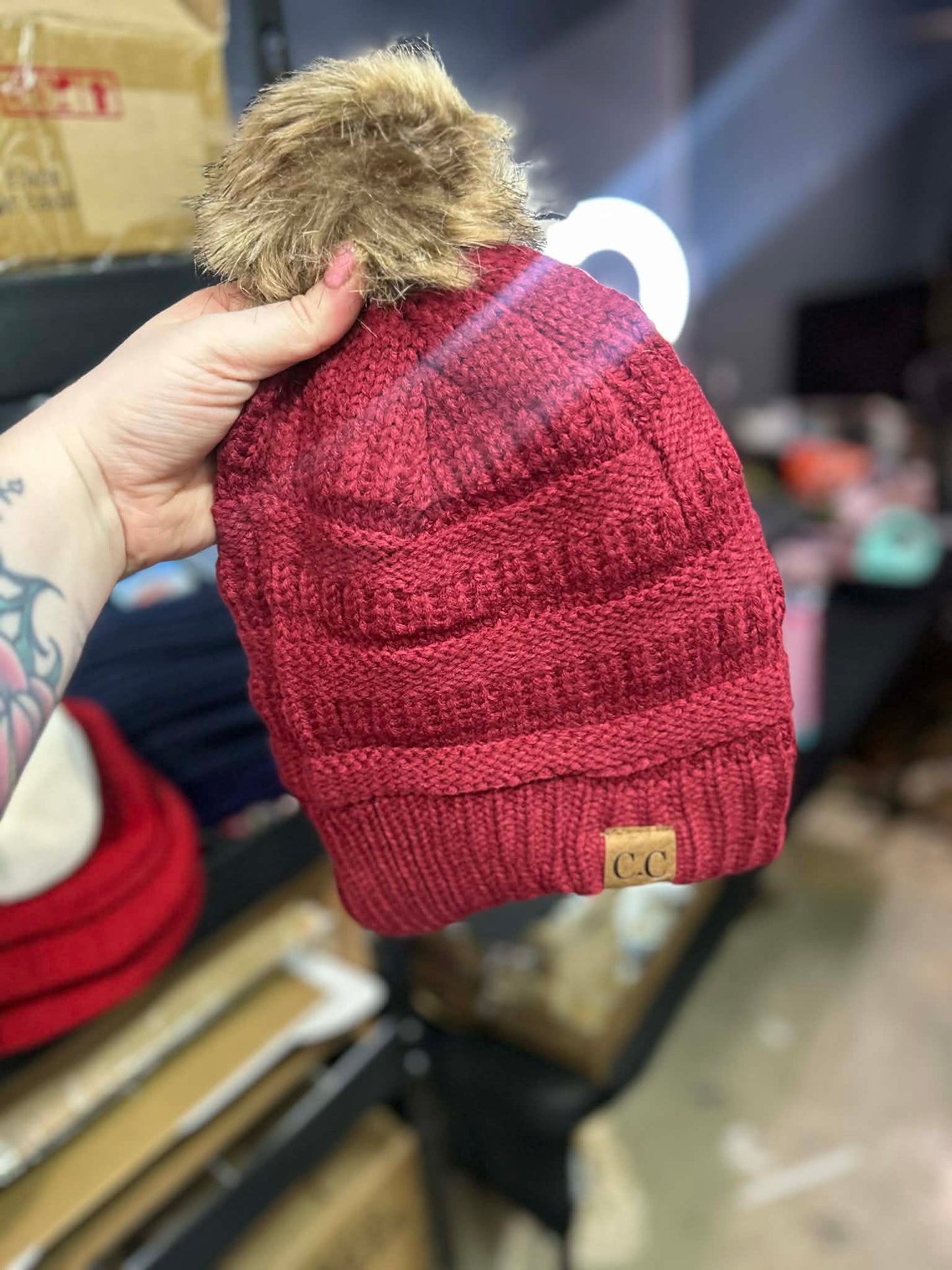 CC Pom Beanies