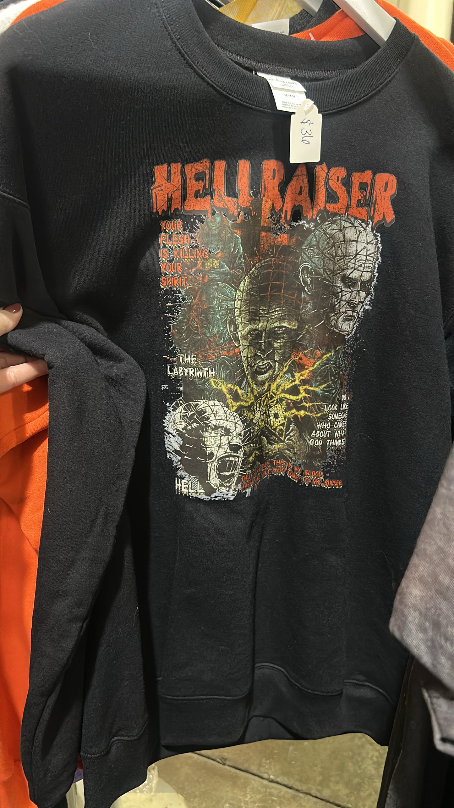 Medium-Hellraiser Crewneck