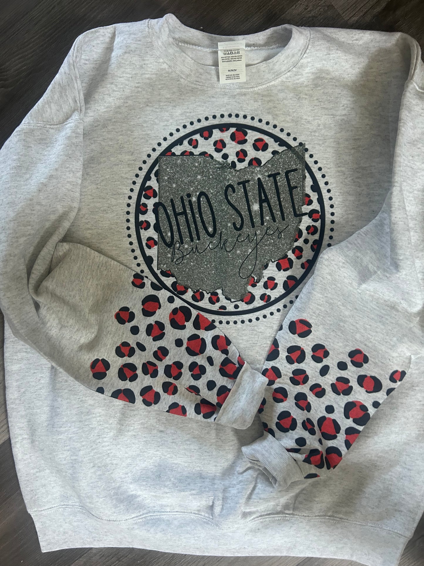Ohio Leopard Crewneck