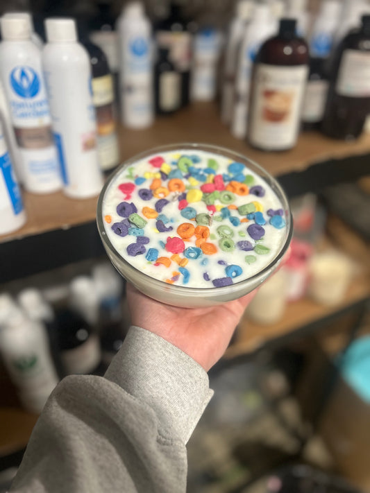 Fruit Loop Candle Bowls