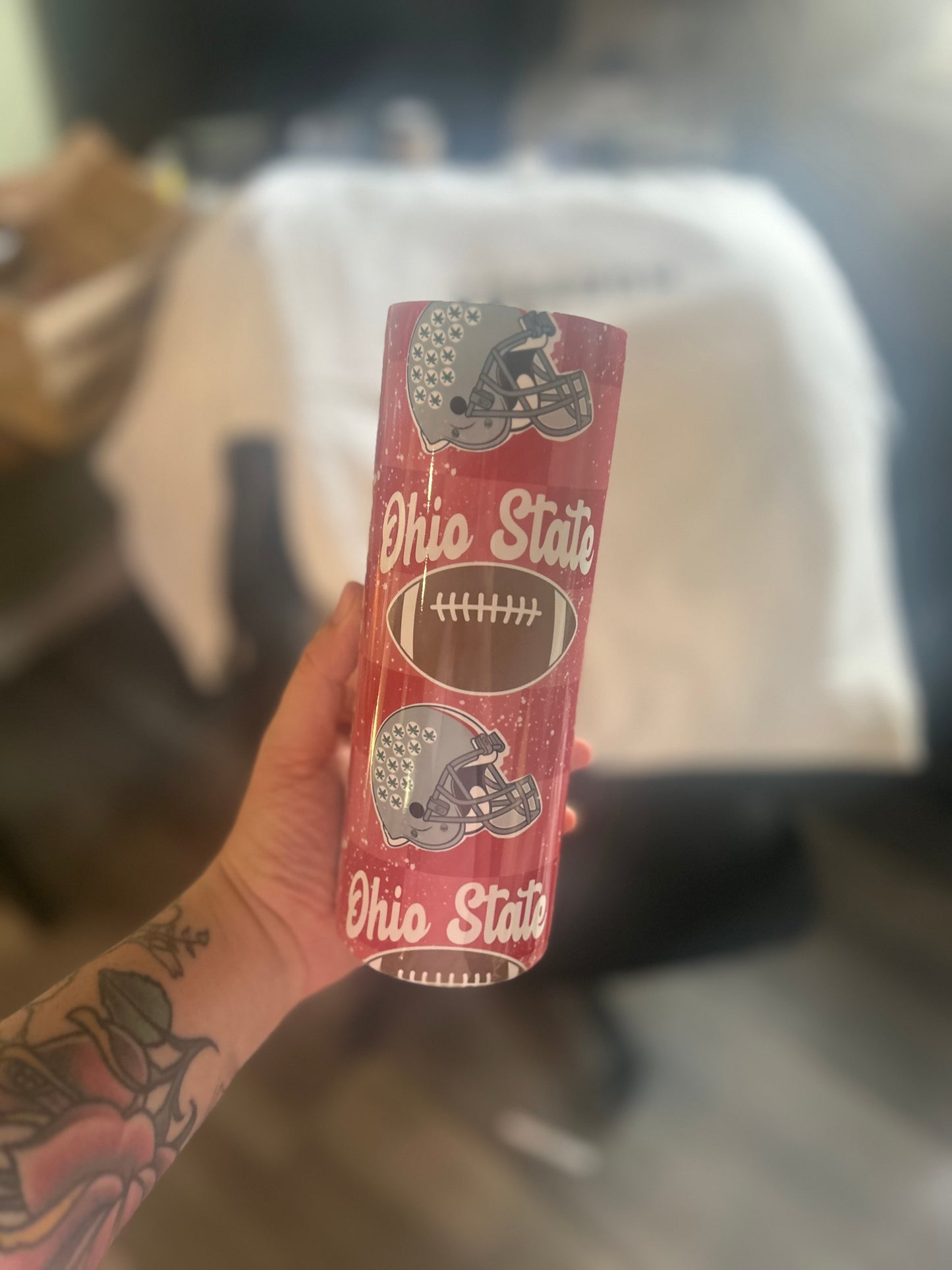 Ohio 20 oz Skinny Tumbler