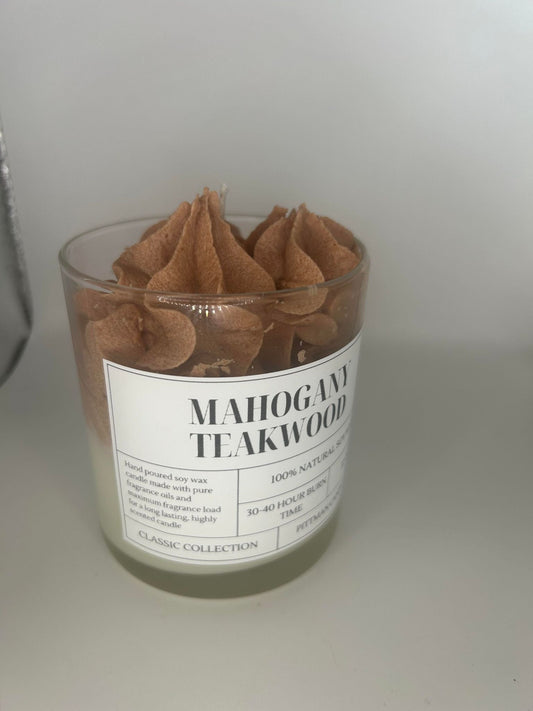 Mahogany Teakwood Candle