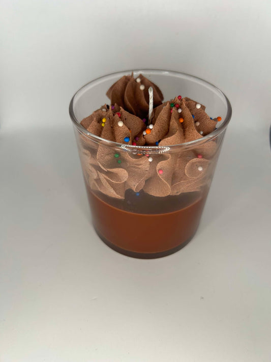 12 oz Double Chocolate Cupcake Candles