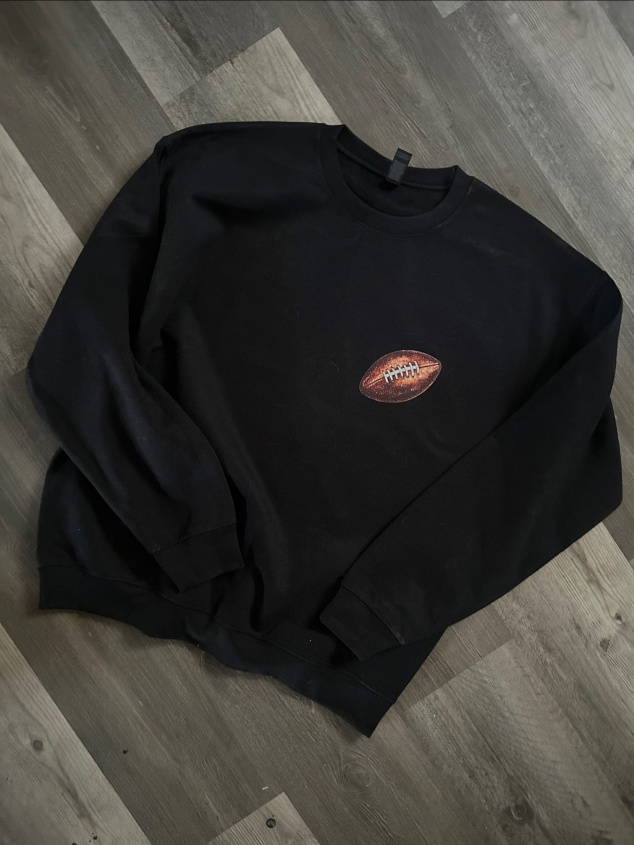 Large Buckeye Back and Pocket Print Crewneck
