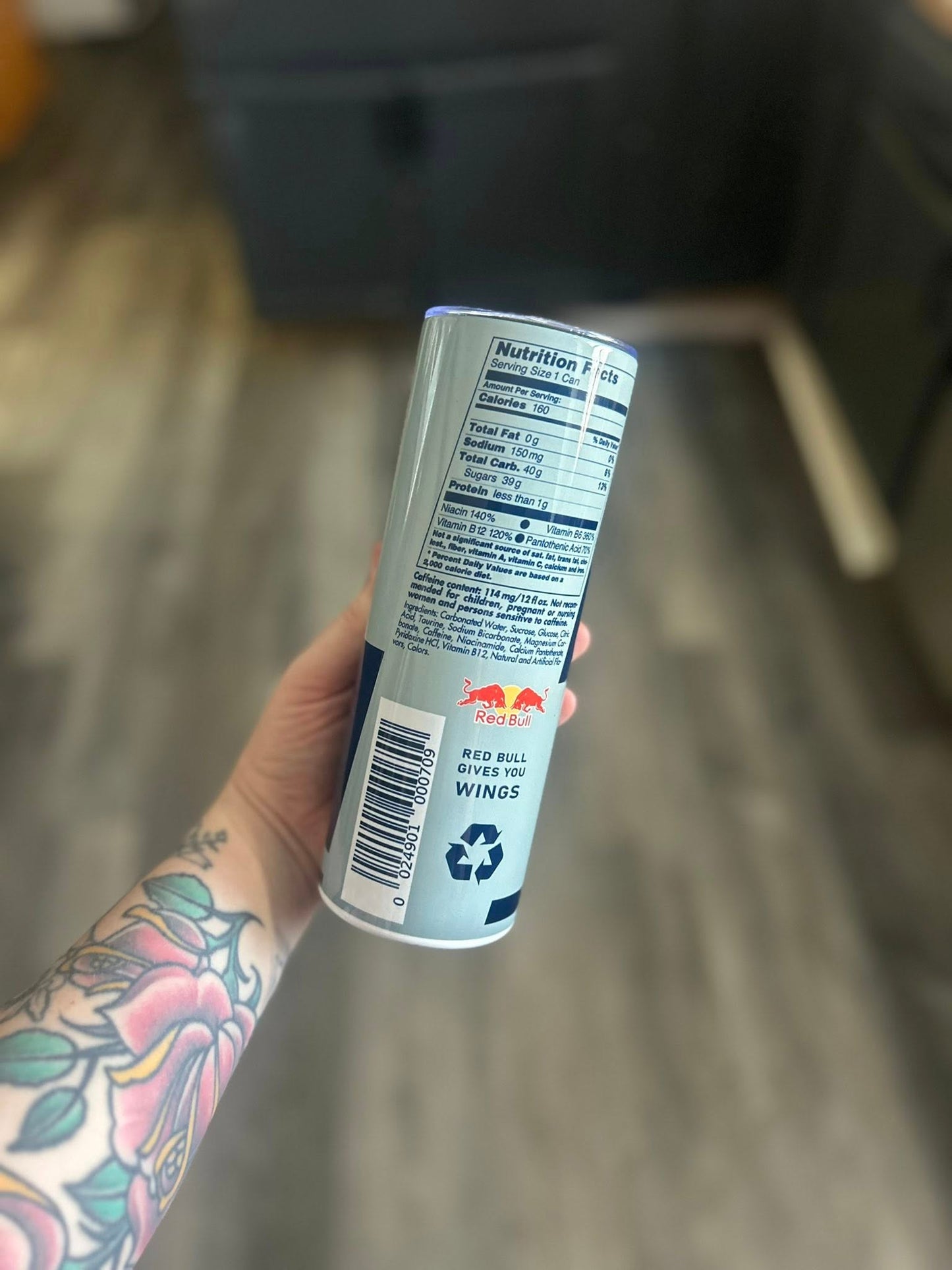 Redbull Can 20 Oz  Skinny Tumbler