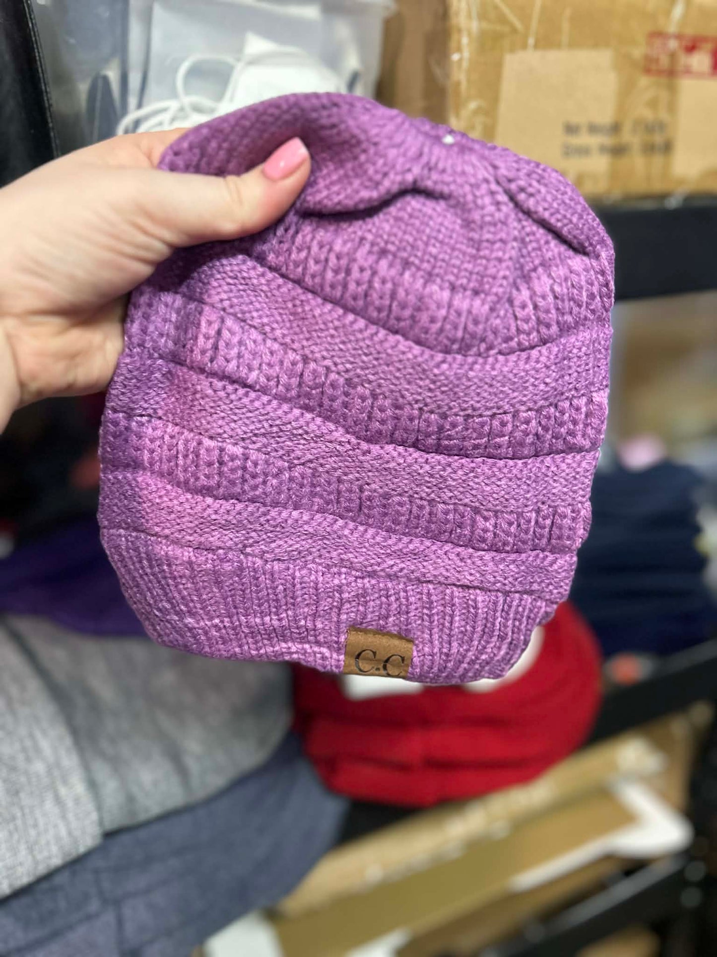 CC Ponytail Beanies