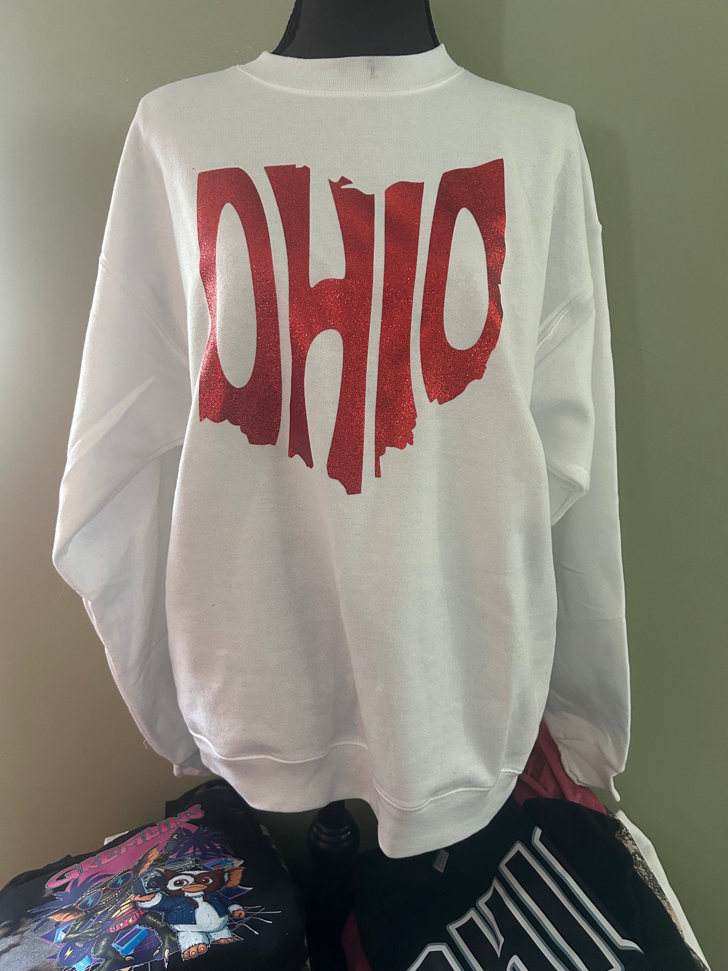 Medium Ohio Glitter Crewneck