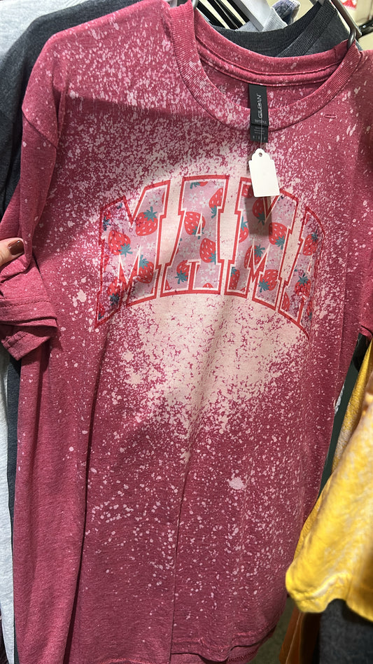 Medium-Mama Strawberry Tee