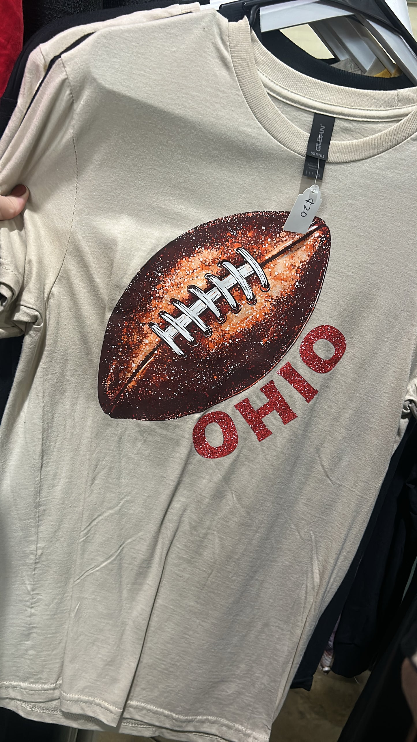 Size Small- Ohio Front Print Short Sleeve