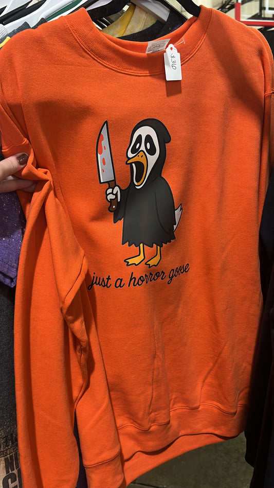 Medium-Horror Goose Crewneck
