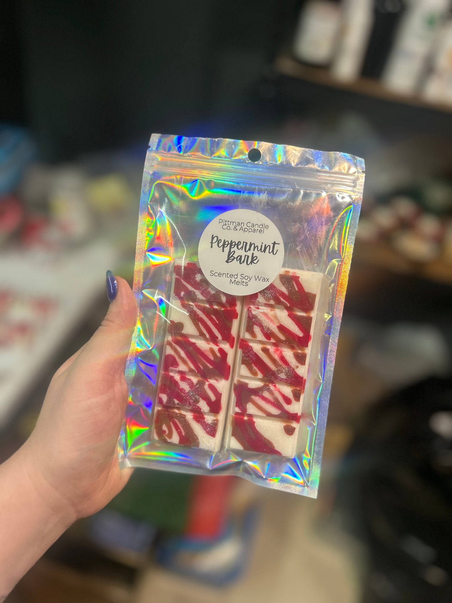 Peppermint Bark Snap Bar Wax Melts