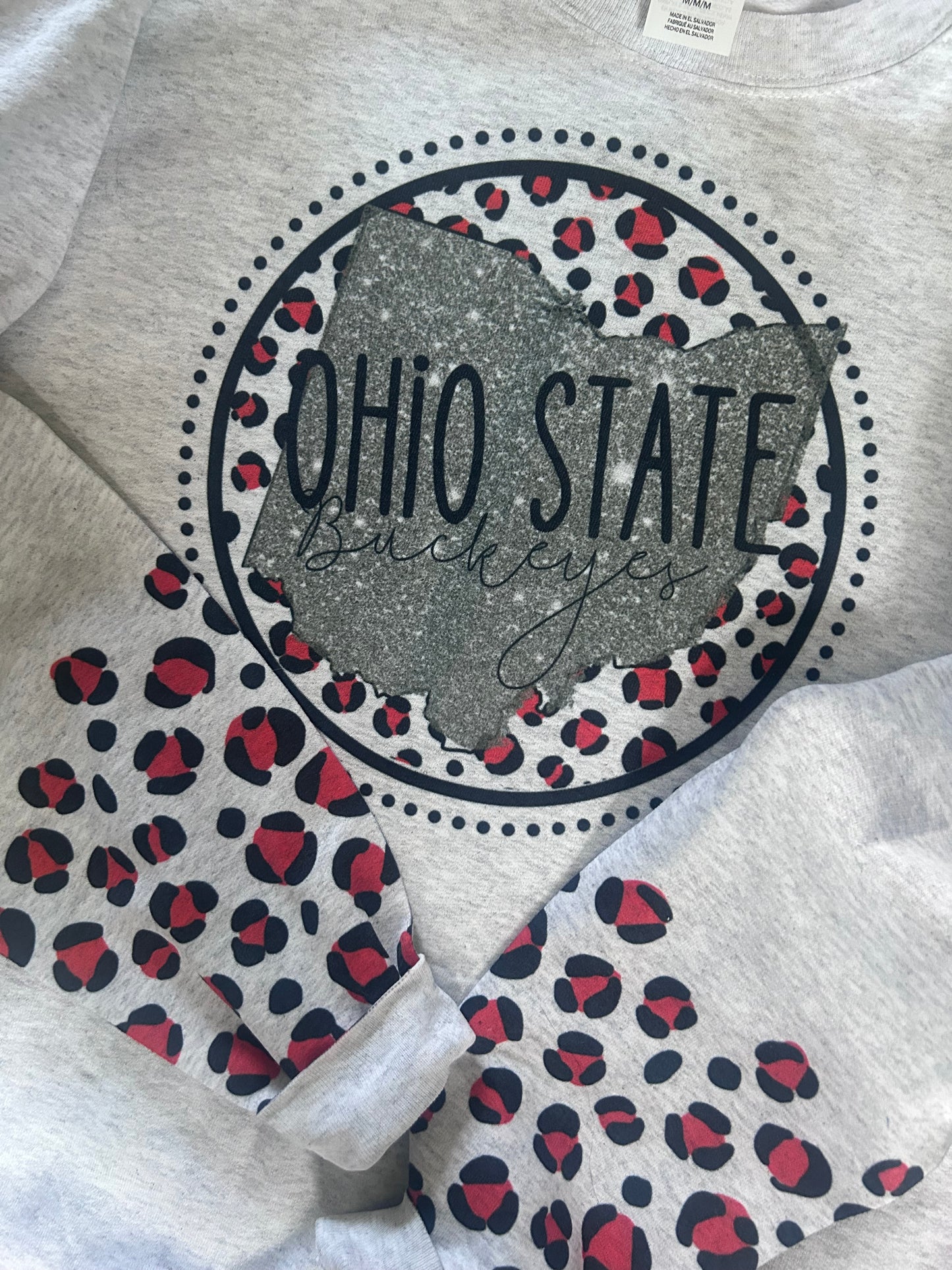 Ohio Leopard Crewneck