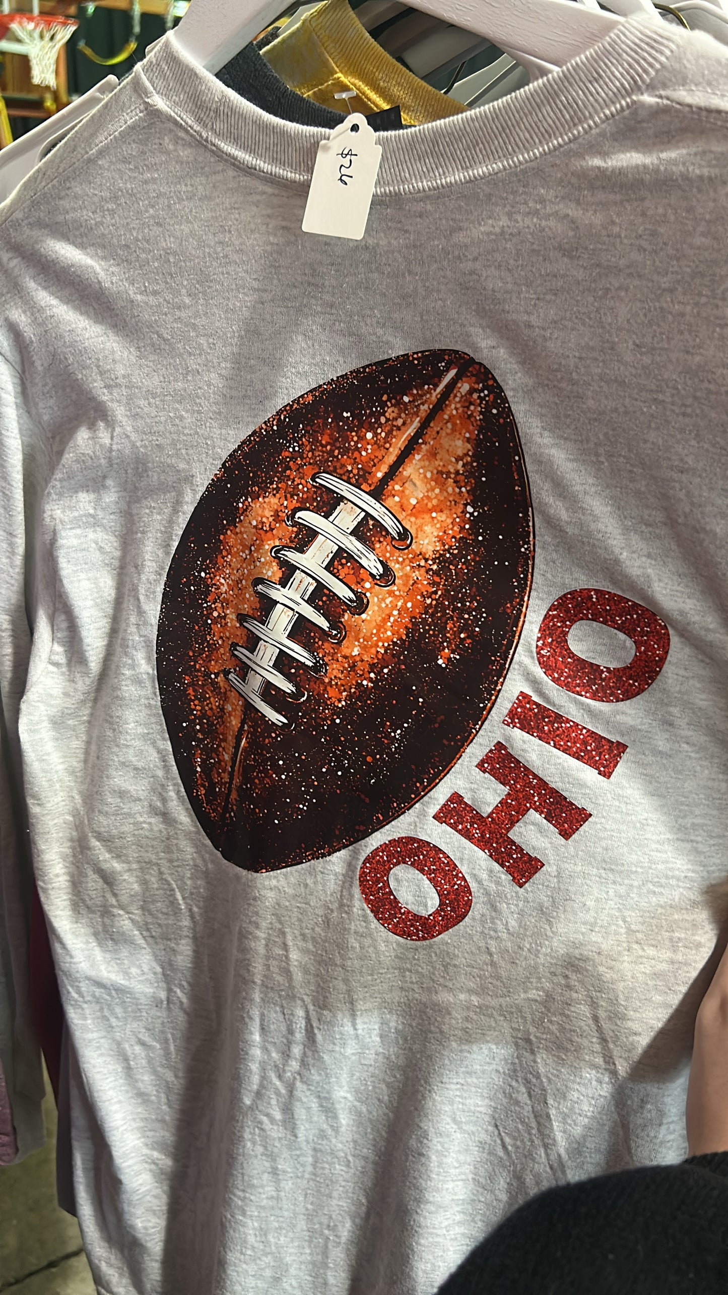 Medium-Ohio Football Long Sleeve