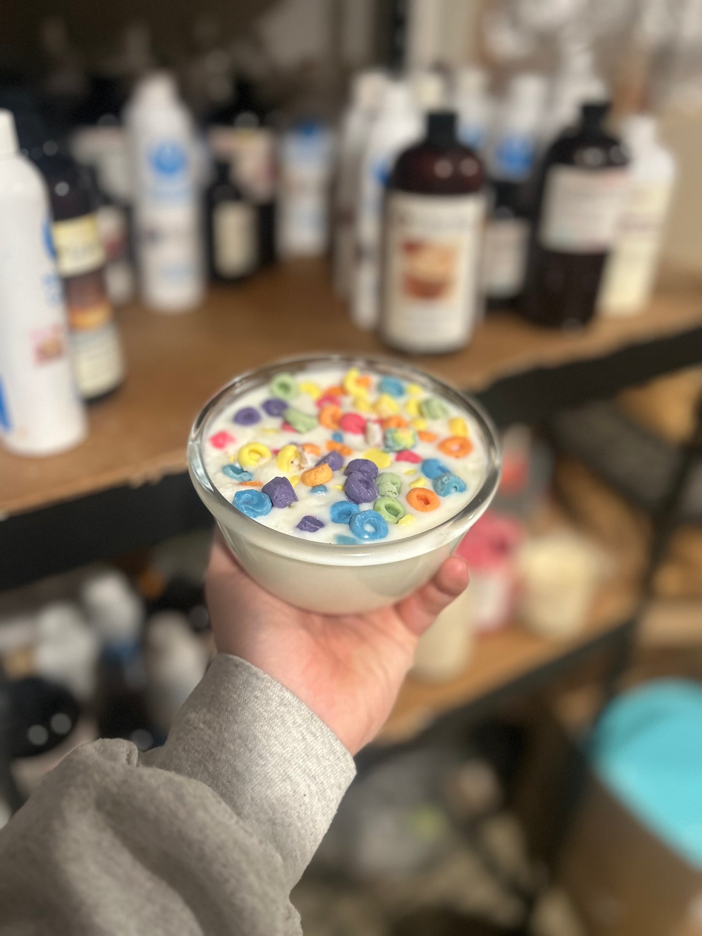 Fruit Loop Candle Bowls