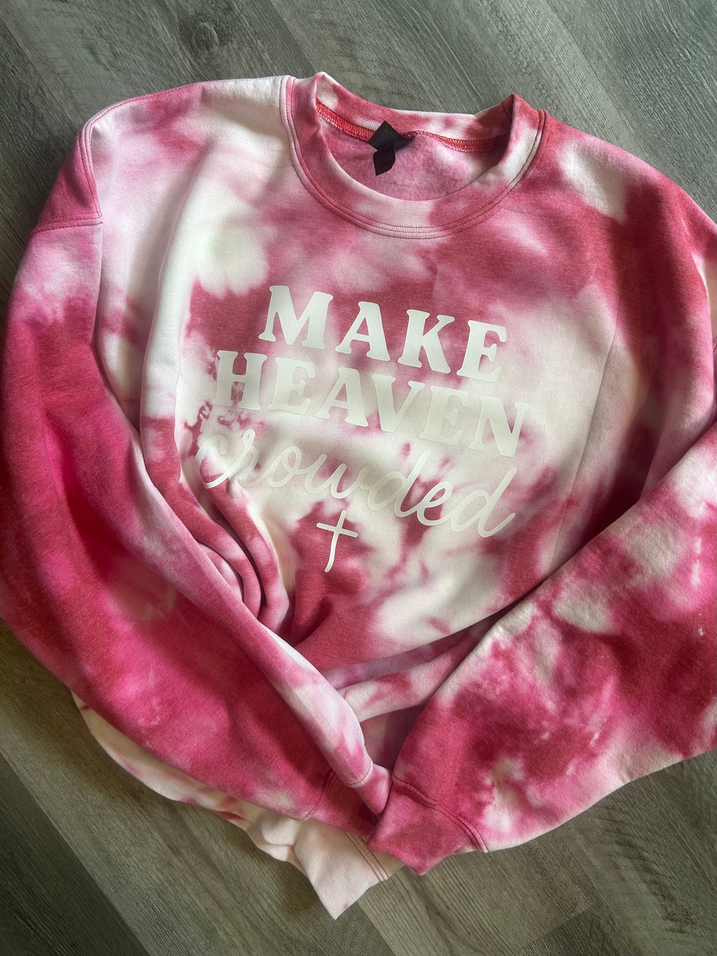 XL Make Heaven Crowded Crewneck