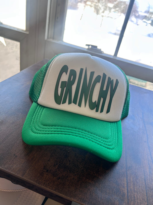 Grinchy Trucker Hat